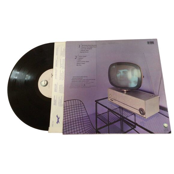 Elton John The Fox 1981 Geffen Hype Sticker Warner Promo Stamp LP Vinyl 900A - Picture 2 of 2